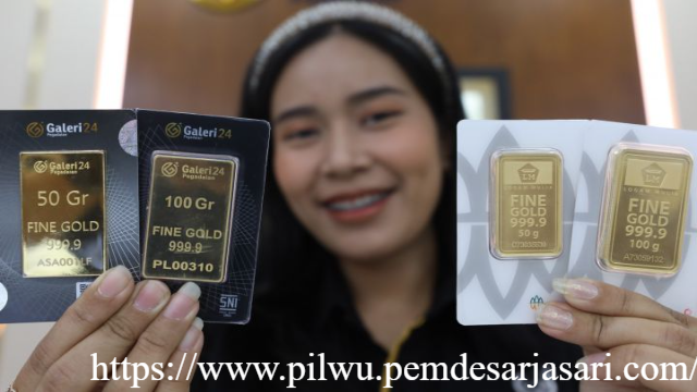 Harga Emas Antam Hari Ini Turun Rp24 Ribu