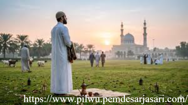 Purbaya Laksanakan Salat Iduladha